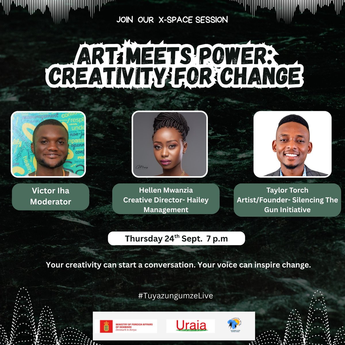 AchaGunShikaMic's tweet photo. @21way1 will be speaking on the power of creatives on social change. Speaking on how AGSM aligns with the AU @STGinAfrica 

@APRMorg @TanaForum @IGAD_CEPCVE @SFCG_Kenya 
@KwachaAfrika @NCTC_Kenya @NCIC_Kenya @hivos  @CanHCKenya @hivosrosa @Strong_Cities https://t.co/8g4CMqQlD0