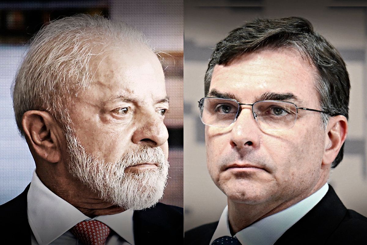 exame's tweet photo. AtlasIntel: Lula volta a liderar numericamente, mas segue empatado com Flávio Bolsonaro no 2º turno
https://t.co/3lS0IsigDJ https://t.co/sN2ET8Cws5