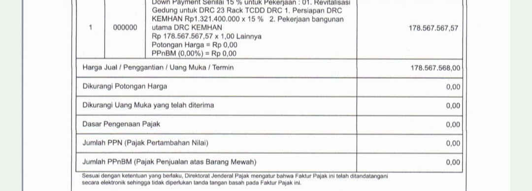 dora_deb's tweet photo. Kak, untuk faktur pajak uang muka kode faktur 04, apakah DPP dan ppn memang tidak muncul nilainya? Apakah faktur pajak ini sudah benar? 
@DitjenPajakRI https://t.co/Rpa3AJtvzS