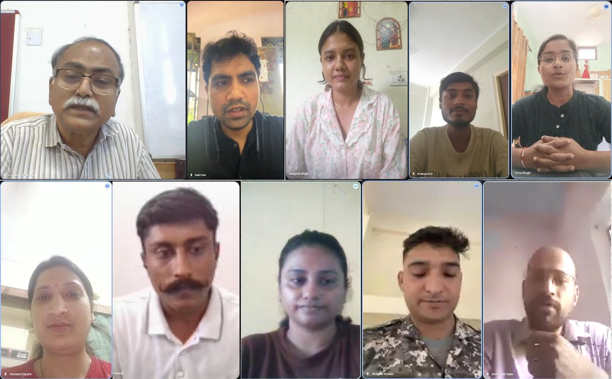 IGNOULucknow's tweet photo. GNOU, Regional Centre, Lucknow organized Viva-Voce MSCGG Project Report for the Course MGGP-1 for TEE June 2026 on Tuesday, 22.092026 through Google Meet. Prof. Subhakanta Mohapatra, School of Science, IGNOU, New Delhi was invited as an External Examiner for conduct of Viva-Voce. https://t.co/xMKl3drBrk