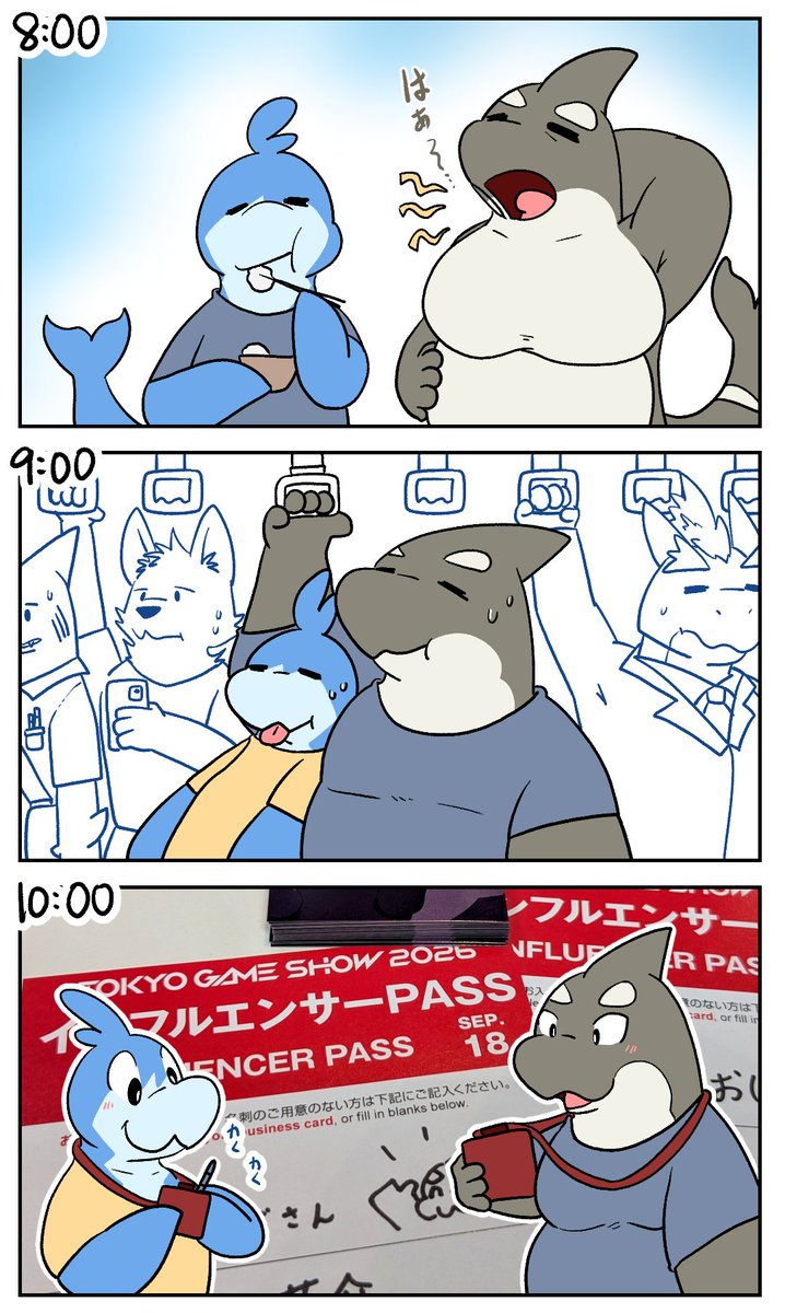 keeperaft's tweet photo. TGS2026のオフレポ

#鯱おじさんの絵 https://t.co/BInnKkCrFR