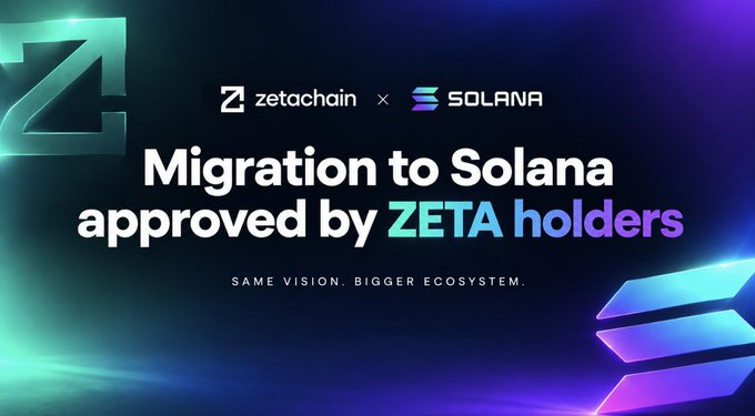 dstonkss's tweet photo. ZETA just got the green light to land on Solana. ⚡️ But the real story isn’t just the token migration.

$ZETA

becomes a native Solana SPL token, 1:1 with the same total supply, while 300K+ users already sit on the application layer.  Now add shared, user-owned memory, permissions and agent calls built for an AI-first world.  Next up is the second governance vote, which will set the snapshot, migration mechanics and timeline.  The migration is only the beginning. The real opportunity is building an AI application layer where users, agents and applications can interact through shared, user-owned infrastructure.  The next chapter starts now.