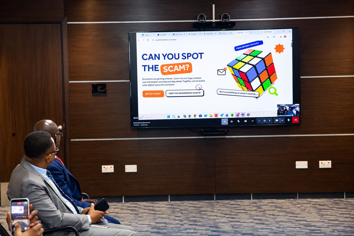 access_more's tweet photo. Spot the Scam is coming to schools.
After launching the campaign at a media roundtable, weβre preparing to help students aged 12β16 recognise scam tactics and make safer decisions online.
Four actions will guide them:
π¦π§π’π£. π§πππ‘π. πππππ. π§πππ.
#SpotTheScam #AccessBank #MoreThanBanking