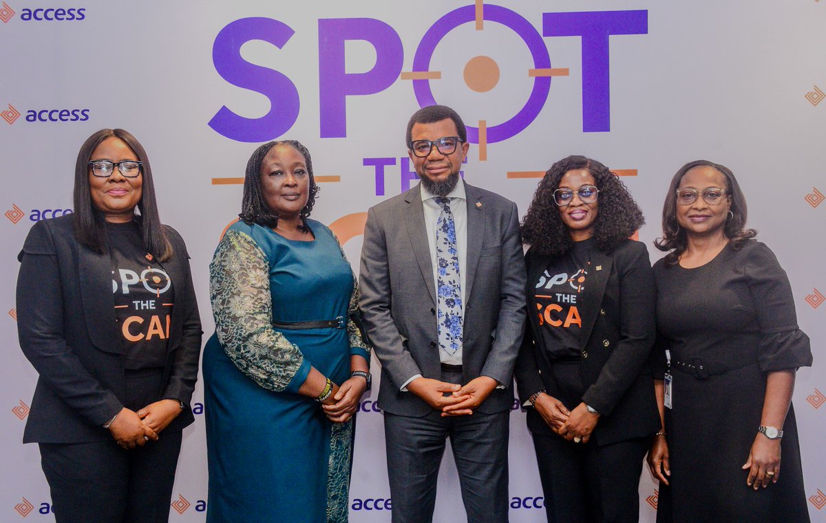 access_more's tweet photo. Spot the Scam is coming to schools.
After launching the campaign at a media roundtable, weβre preparing to help students aged 12β16 recognise scam tactics and make safer decisions online.
Four actions will guide them:
π¦π§π’π£. π§πππ‘π. πππππ. π§πππ.
#SpotTheScam #AccessBank #MoreThanBanking