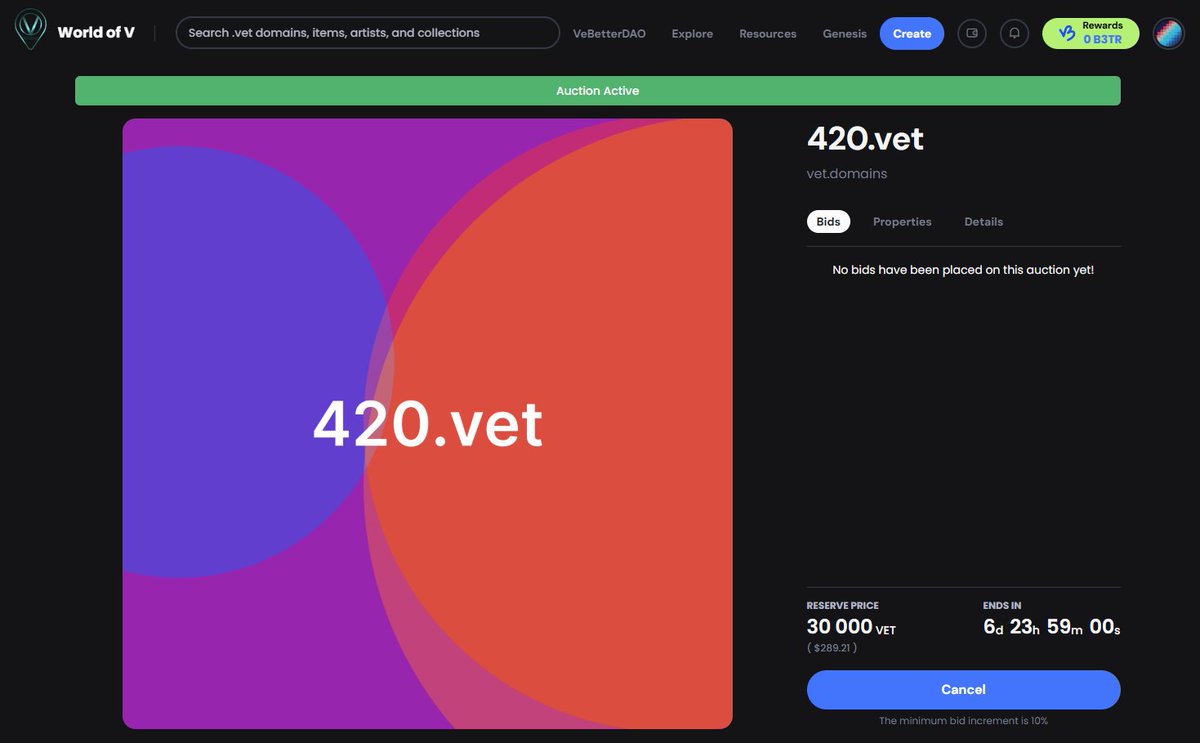 real_paintfloid's tweet photo. https://t.co/7lwg7eULg3 FOR SALE
https://t.co/E31a5XzYbU
#VeChain #Domain #VNS https://t.co/E00zcGZEdI