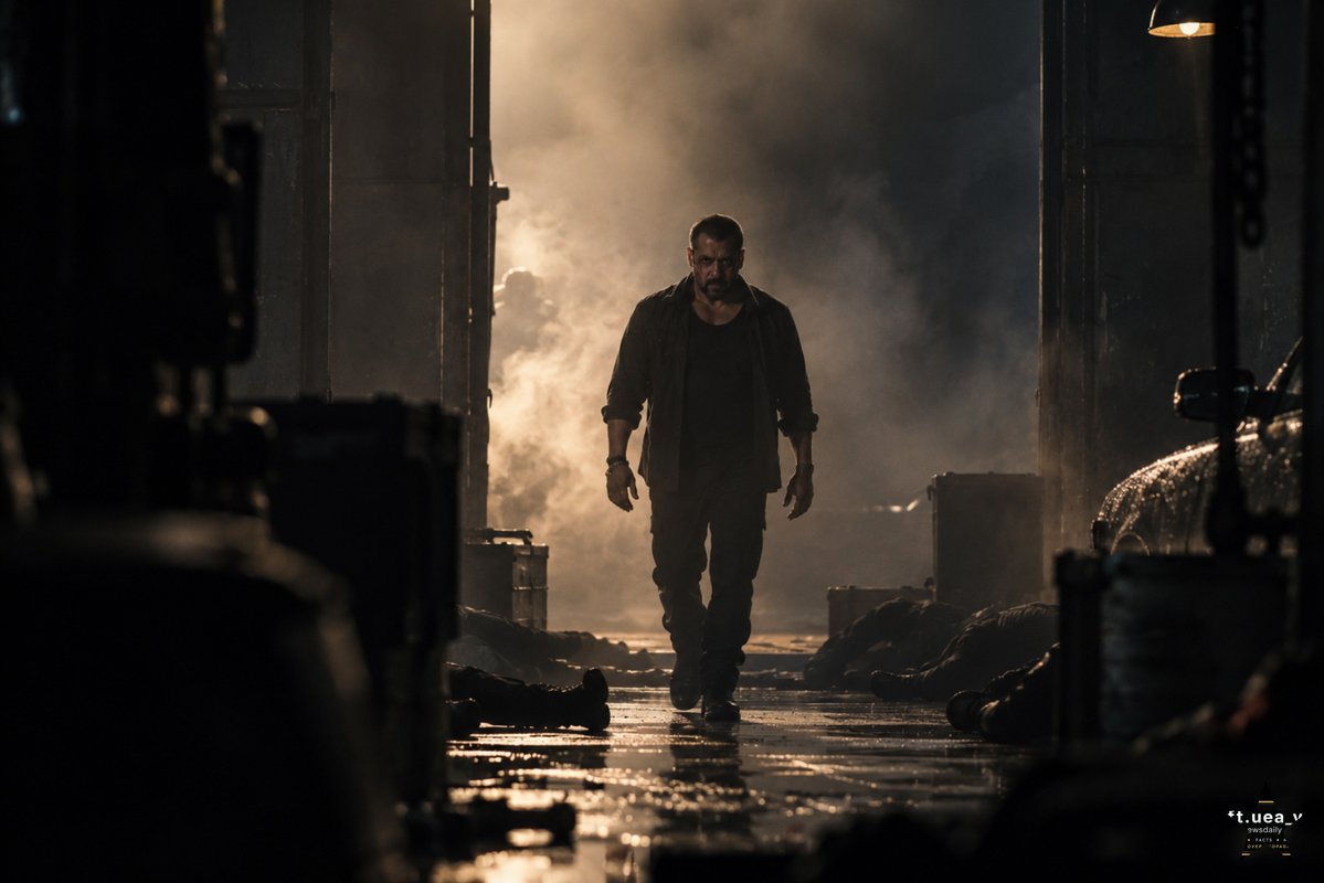 ftnewsdaily's tweet photo. 😮‍💨 WHAT IF SALMAN KHAN’S #MONSTER INTRO ISN’T A MASS DIALOGUE… BUT PURE SILENCE 

No punchline.
No BGM.
No warning.

Just darkness… footsteps… and Salman Khan stepping into the frame.

One cold close-up.
A pause.
Then the title hits:

⚡ MONSTER ⚡

With #SVC63 already generating massive buzz, the real question is — what kind of character is Salman bringing this time?

If the makers actually go this route, his first appearance could speak louder than a 5-minute action sequence. 👀

#SalmanKhan #Monster #SVC63