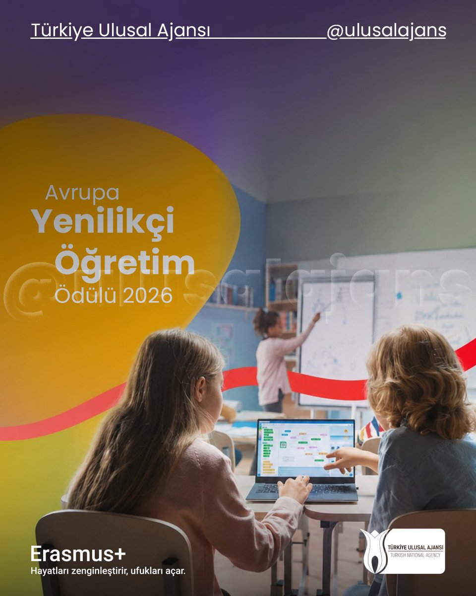 ulusalajans's tweet photo. 🏆 Avrupa Yenilikçi Öğretim Ödülü (European Innovative Teaching Awards – EITA), Erasmus+ kapsamında hayata geçirilen yenilikçi öğretim ve öğrenme uygulamalarını görünür kılmayı; öğretmenlerin ve eğitim kurumlarının çalışmalarını desteklemeyi ve iyi uygulamaların Avrupa genelinde paylaşılmasını teşvik etmeyi amaçlıyor. Her yıl Avrupa Komisyonunun öncelikleri doğrultusunda farklı bir temaya odaklanan EITA, Erasmus+ projeleriyle geliştirilen yenilikçi eğitim yaklaşımlarını Avrupa çapında öne çıkarıyor. 🇪🇺✨

EITA kapsamında başarılı projeler 5 kategoride ödüllendiriliyor:
🔹 Erken Çocukluk Eğitimi ve Bakımı
🔹 Okul Eğitimi
🔹 Mesleki Eğitim ve Öğretim
🔹 Yetişkin Eğitimi
🔹 Avrupa Dil Etiketi (European Language Label)

Türkiye’den EITA kazanan projelerin bulunduğu derlemeye sitemizdeki "Yayınlar" sekmesinden ve aşağıdaki bağlantıdan ulaşabilirsiniz:
https://t.co/U4T6XllUsk

#EITA #ErasmusPlus #EuropeanInnovativeTeachingAward