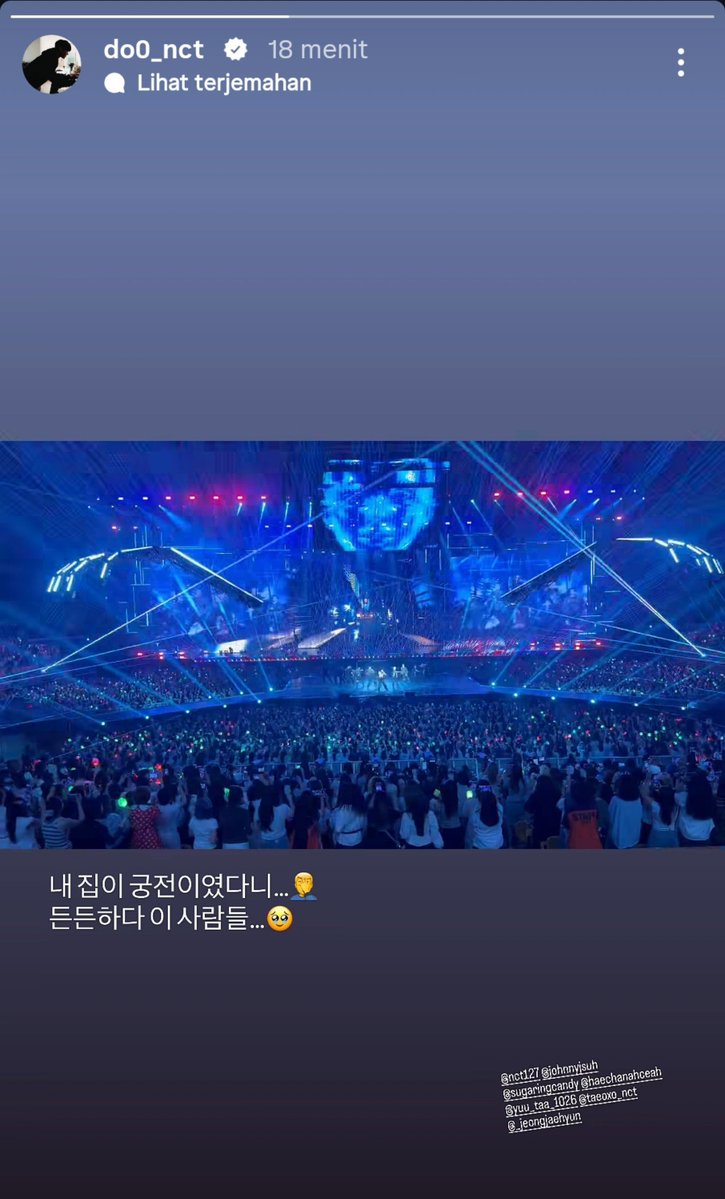 dearchaniee's tweet photo. doyoung instastory update🥺🥺🥺
“ternyata rumahku adalah sebuah istana...🤦‍♂️”
“aku merasa sangat aman (tenang) bersama orang-orang ini...🥺”

kak doyyy🥺🥺🥺❤️❤️❤️ https://t.co/PMooP0ZOo4