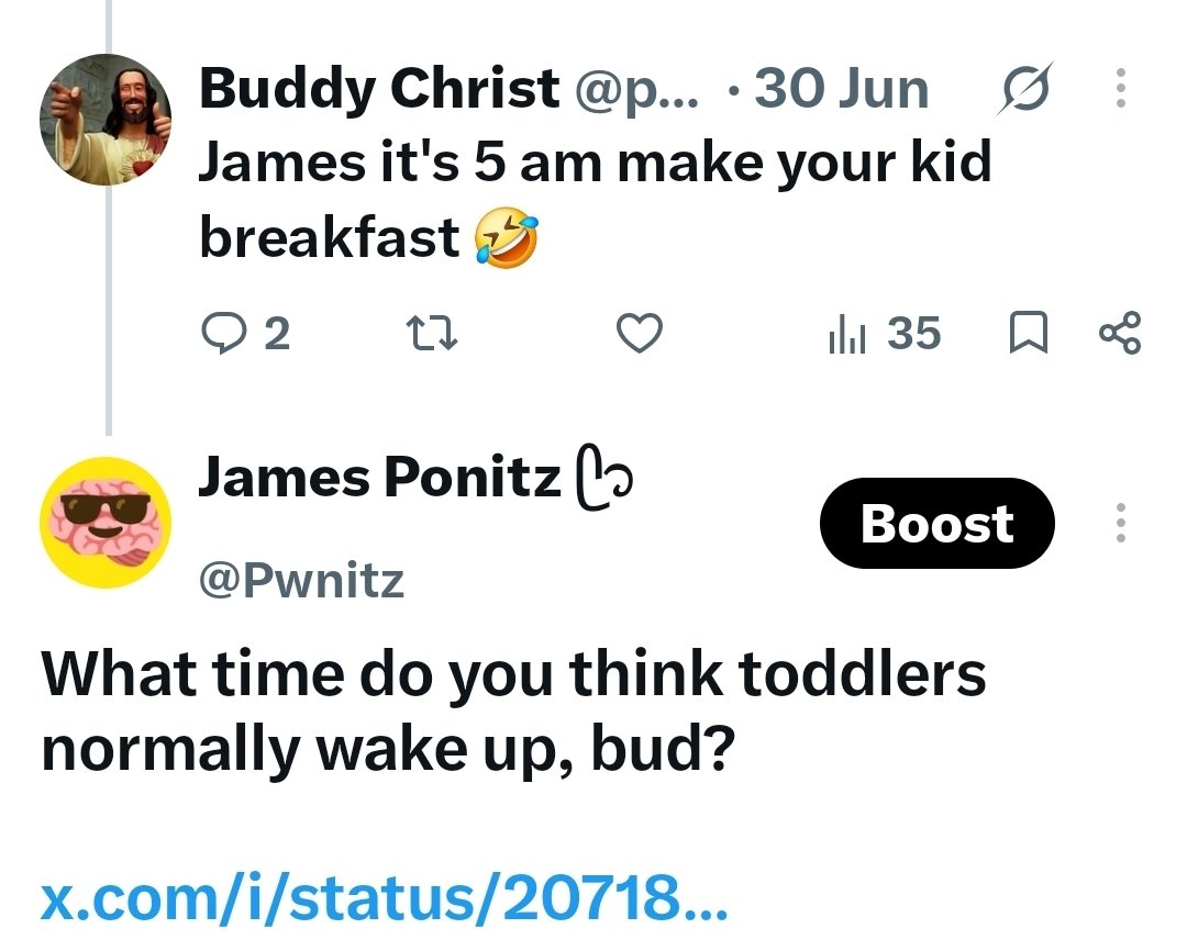 Pwnitz's tweet photo. @poormagats @nikesignedme This has all been explained to you already bud. What exactly is a parent supposed to do at 3 AM to take care of their toddler? Do you think toddlers wake up at 5 AM for breakfast? You fucking moron lmaooo https://t.co/KzHF3YvzwH