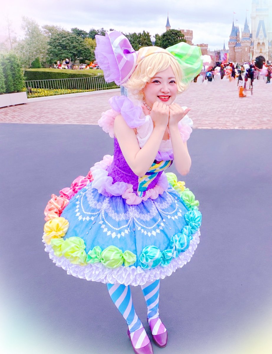 p_himari's tweet photo. 2026.9.17 
わたしの今年のDハロはじめー🎃
ヴァネパル で一目惚れした🍬ちゃんできて本当にしあわせ💞

🍬yummy🍬

👗 @m_trapezohedron https://t.co/68KyiJ9W4K
