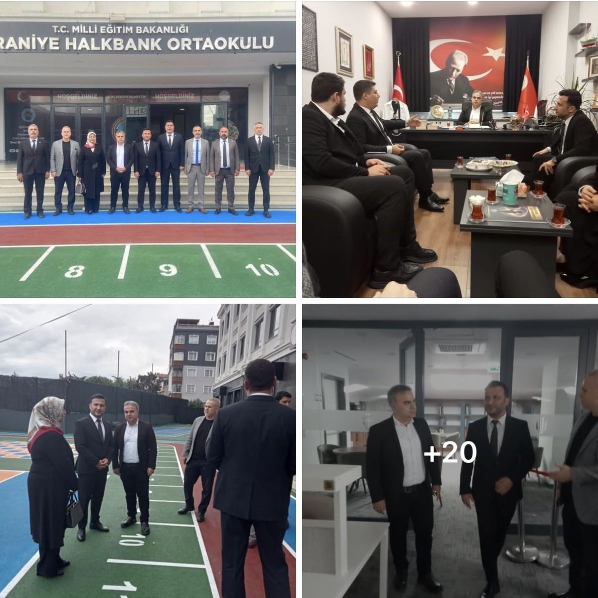 MHPMRANE's tweet photo. İlçe Başkanımız Sn Murat Kılıçaslan Türk Eğitim Sen 3.Nolu Şube Başkanı Sn Caner Kıran ve İlçe Yönetim Kurulu Üyelerimiz ile birlikte Ümraniye Halkbank Ortaokulunu ziyaret ettiler.

Misafirperverliğinden dolayı Okul Müdürümüz Sn Göncer Demiryülek’e teşekkür ediyoruz. https://t.co/XPKpq5Ut4Z