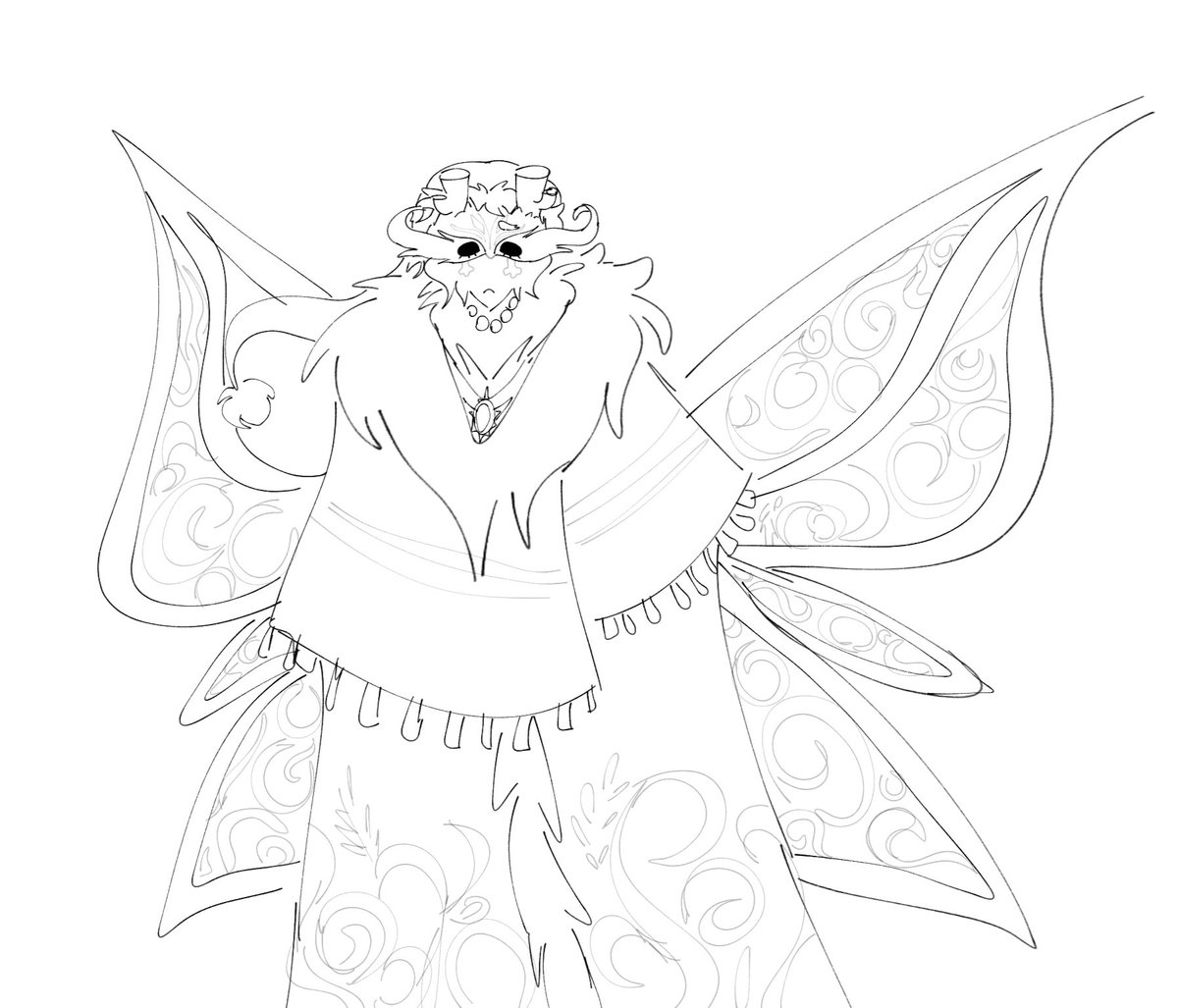 Phys1calM1neral's tweet photo. my precious moth creature #icedagger #phighting https://t.co/wpjI0qwhJ7