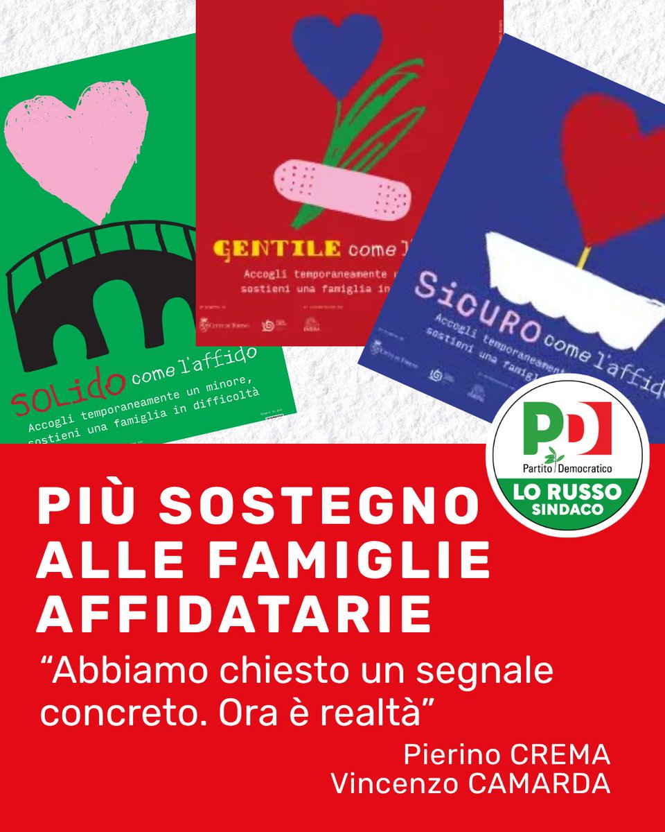 PdComuneTo's tweet photo. Con una mozione a prima firma Pierino Crema e Vincenzo Camarda avevamo chiesto di adeguare il contributo dato alle #FamiglieAffidatarie intervento su risorse e sensibilizzazione. La Giunta ha recepito questa istanza 
Ringraziamo l'Amministrazione #AffidoFamiliare #pdtorino https://t.co/FyZrxZtPBr