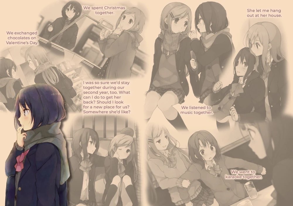 shimamamuramura's tweet photo. adachi dealing with shimamuras avoidment issues in earlier chapters thinking shimamura didn’t need her anymore while shimamura was just thinking non stop abt her 💔💔 https://t.co/QtdMQkiPSM