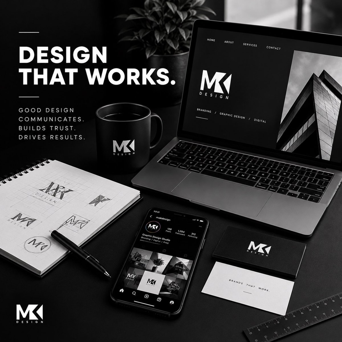 makdesignZA's tweet photo. ✨Good design looks good. Great design works.

It communicates clearly, connects with your audience, and gives your business a professional presence.

🖤 Design with purpose.

#MAKDesign #GraphicDesign #DesignWithPurpose #BrandIdentity #CreativeDesign #BusinessBranding https://t.co/z7dNlwt0cy