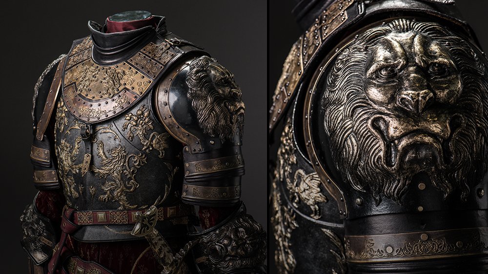 tinuveil's tweet photo. showing jon's "armor" out of all the amazing ones that were designed for got is definitely a choice. https://t.co/Sk9qNVluFU