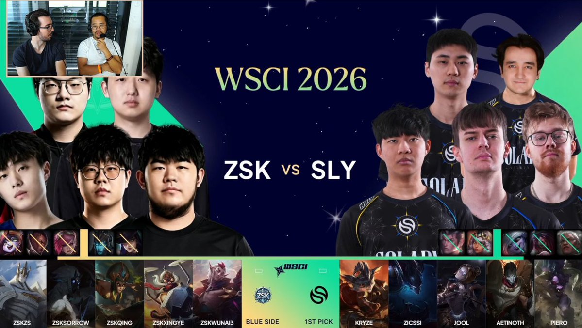SolaryTV's tweet photo. Une compo bien aggro, bien GO IN
@KryzeLoL - Rumble
@zicssiflay - Nocturne
@Jool1230 - Orianna
@Aetinoth - Jhin
@lol_piero0715 - Alistar
https://t.co/ndjktPDvc8 - #SLYWIN https://t.co/RGrTGy5ocl