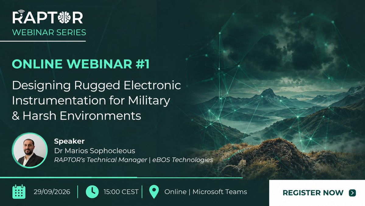 iteamUPV's tweet photo. 📢 Registration open for the first webinar of the Inside Raptor series!

📅 29 September, from 15:00 to 16:00 CEST.
💻 Online via Microsoft Teams.
✅ Free webinar, with places still available.

🔹 More information and registration: https://t.co/ece2qaFlJv https://t.co/L9v127Urpf