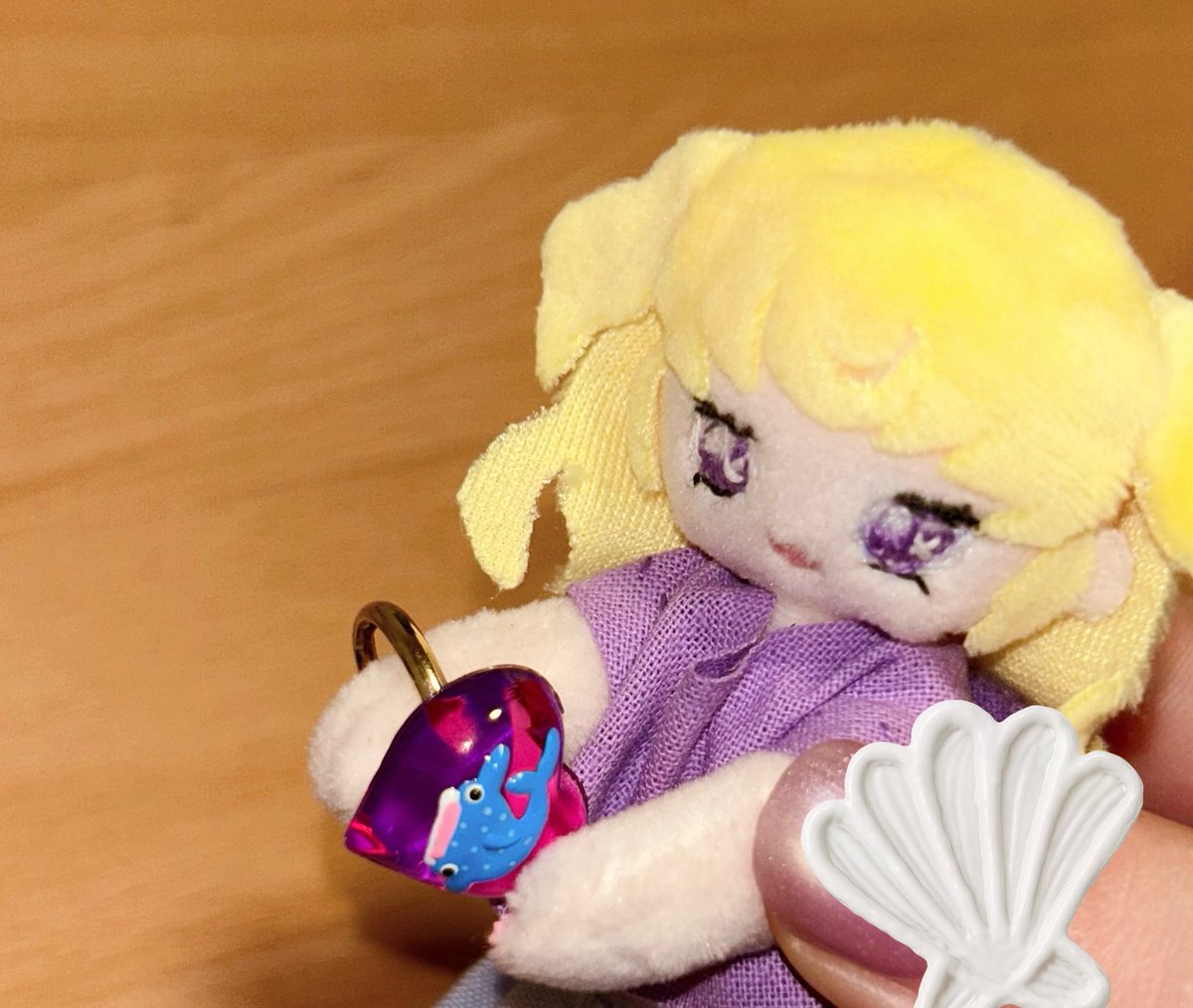 Snui_jy9's tweet photo. 海遊館のみやげ💍 #本日のもゆぬい https://t.co/a434fpOhiB