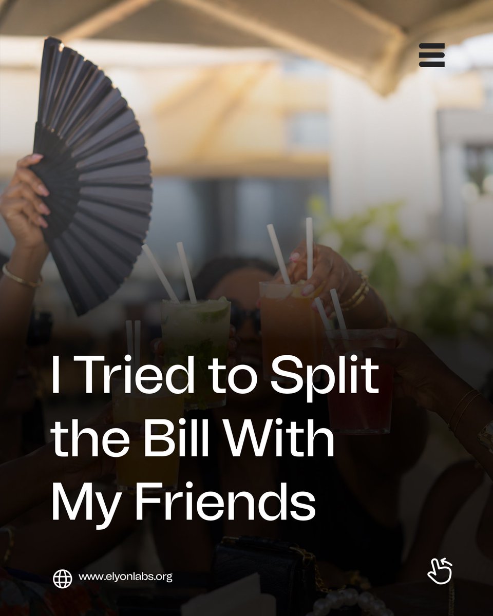 ElyonLabs's tweet photo. 4 friends, a bill and a problem.

13 minutes to do basic division.

What's the simplest task an app has somehow made complicated for you?

#fixthis #elyonlabs #fintech #UX #productdesign https://t.co/2GGT9M4GBF
