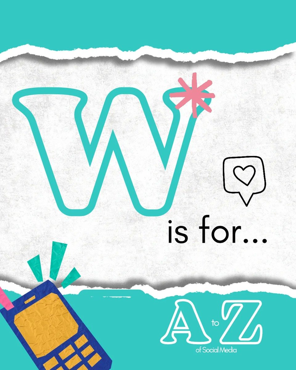 ConradFitzfmu's tweet photo. W is WhatsApp. Can you think of anything else? https://t.co/YisM7wNXPm