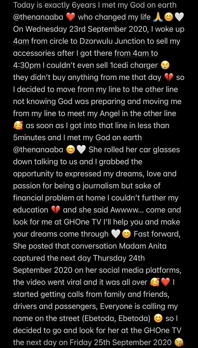 2kay_teldem's tweet photo. From Wednesday 23rd September 2020 to Wednesday 23rd September 2026 @thenanaaba I’ll forever be grateful to you Mummy ❤️🙏 Nyame Nhyira wo beberee 🙏🙏🤍 https://t.co/KLpGt8CWZa