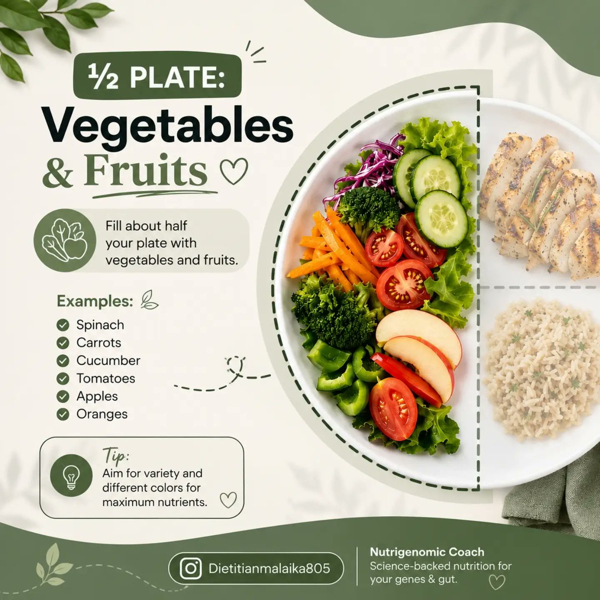 DiamondHaeowu's tweet photo. Is your plate balanced? Healthy eating doesn’t require strict diets or giving up favorite foods. Aim to include vegetables and fruit, protein, whole grains or other starches, a little healthy fat, and water. Focus on better choices more often—not https://t.co/cytekX8GSJ