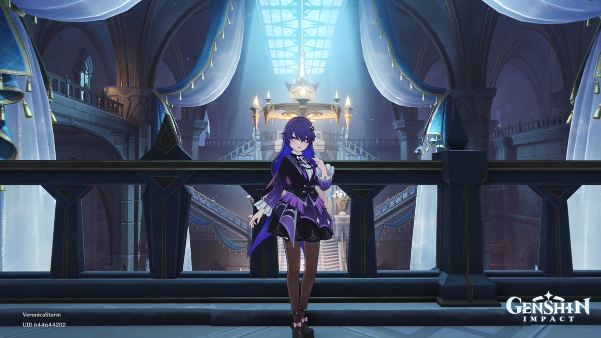 VeronicaStorm98's tweet photo. Twilight Web Outfit Photoshoot: Part 1!🖤💜🕸
#genshinimpact #genshin #miliastrawonderland #miliastra #manekina #screenshots #photography #manekinaphotography #screenshot #videogame #videogames #gachagame #gachagames https://t.co/aIy1JzJP6S