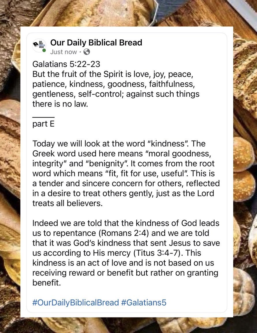 BiblicalBread's tweet photo. #OurDailyBiblicalBread #Galatians5 https://t.co/UdAinVQxqZ