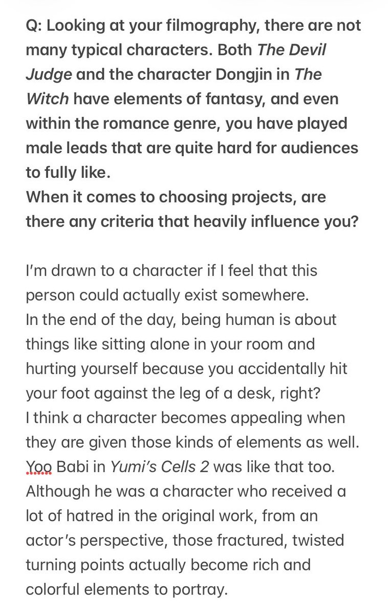 Peachedits922's tweet photo. “I’m drawn to a character if I feel that this person could actually exist somewhere.
In the end of the day, being human is about things like sitting alone in your room and hurting yourself because you accidentally hit your foot against the leg of a desk, right?” https://t.co/uXbuLc7PWT