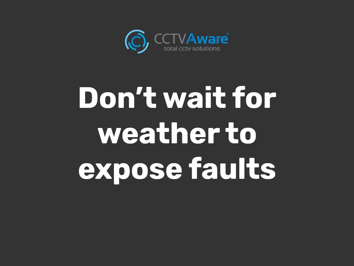 CCTVAware's tweet photo. You can have CCTV recording and still lose the evidence if weather, firmware, or calibration drifts out of shape.
An annual service keeps the small jobs covered so your system feels dependable when it matters most. #CCTVAware #totalcctvsolutions #SecurityExperts https://t.co/vGSuffNG6p