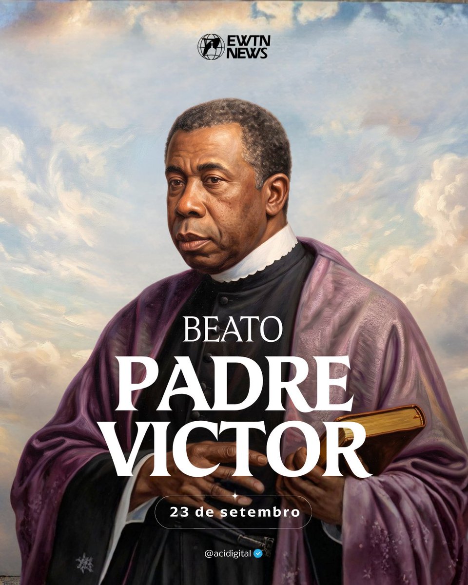 acidigital's tweet photo. O beato Francisco de Paula Victor, brasileiro e ex-escravo, apontado pelo papa Francisco como “modelo para todos os sacerdotes, chamados a ser humildes servidores do povo de Deus”, é celebrado hoje, 23 de setembro.

Francisco de Paula Victor nasceu em Campanha (MG), filho da escrava Lourença de Jesus, no dia 12 de abril de 1827. Oito dias depois, foi batizado e sua madrinha foi a dona da fazenda onde nasceu, Marianna Bárbara Ferreira, que teve papel fundamental para sua educação.

Exercia a profissão de alfaiate, mas, em seu coração, Deus o chamava ao sacerdócio. Esse sonho era praticamente impossível na época da escravidão. Dizia-se que, no dia em Francisco de Paula que se tornasse padre “as galinhas começariam a ter dentes”. O futuro beato teve apoio em sua madrinha, que procurou o padre da cidade para saber se seria possível realizar o sonho de Victor.

A oportunidade apareceu em 1848, quando o bispo de Mariana (MG), Dom Antônio Ferreira Viçoso, visitou Campanha. Victor logo o procurou e manifestou o desejo de ser padre, pedido que foi aceito e o alfaiate ingressou no seminário em 5 de junho de 1849. Foi ordenado sacerdote em 14 de junho de 1851 e permaneceu em Campanha como coadjutor até o ano seguinte, quando foi transferido para Três Pontas (MG) como vigário e mais tarde pároco. Só saiu de lá 53 anos depois ao morrer, no dia 23 de setembro de 1905.

Seu ministério foi marcado pela catequese e instrução do povo, edificando a Escola Sagrada Família para crianças e jovens. Padre Victor pregou não só com as palavras, mas pelo seu testemunho de amor a Deus.

Quando morreu, toda a cidade, que já o venerava, foi tomada por grande comoção. Conta-se que seu corpo ficou exposto por três dias e exalava um perfume agradável. Padre Victor foi enterrado Igreja Matriz de Nossa Senhora D’Ajuda, construída por ele.

Em junho de 2015, o papa Francisco autorizou a Congregação para a Causa dos Santos a promulgar decreto concernente ao milagre atribuído à intercessão do sacerdote, que aconteceu com uma moradora de Três Pontas. A professora Maria Isabel de Figueiredo sonhava em ser mãe, mas, descobriu que tinha uma das trompas obstruída e, depois de uma gravidez ectópica (fora do útero), teve que retirar a trompa que estava boa. Isso não a desviou de seu sonho e ela pediu a intercessão de Padre Victor durante uma novena em 2009. Um ano depois, engravidou e deu à luz Sofia.

Padre Francisco de Paula Victor foi beatificado em 14 de novembro de 2015, na cidade de Três Pontas, em celebração presidida pelo então o bispo de Campanha, dom Diamantino Prata de Carvalho. 

Beato Victor, intercedei por nós! 🙏🏾

📌 Siga @acidigital para mais conteúdo católico.
