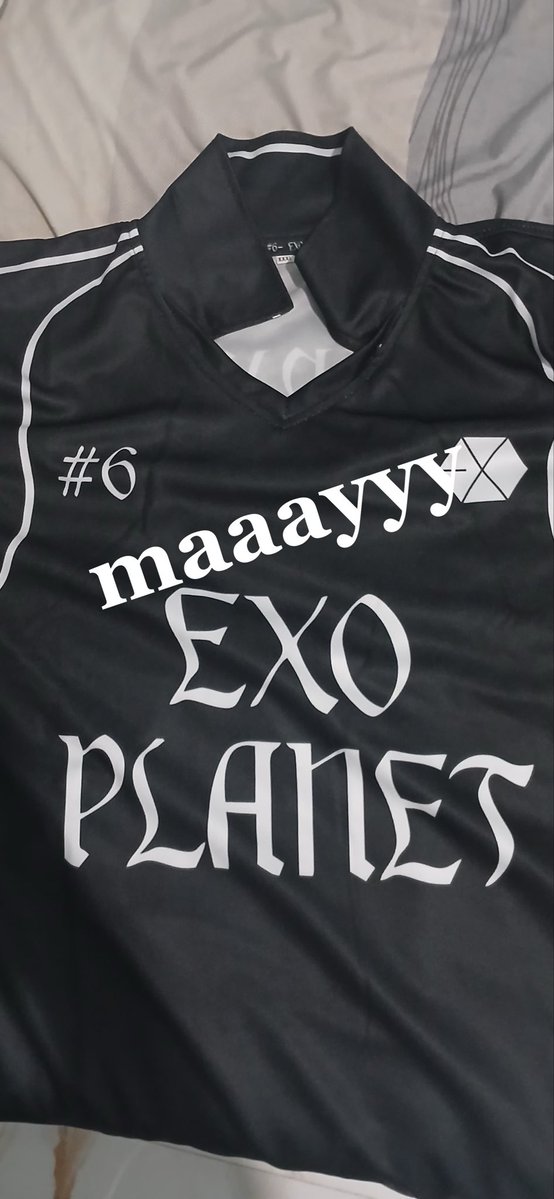zkdlimay's tweet photo. #exolask to #exolsell eri, ada yang mau ikut po jersey uniform exo yang ini? unofficial yaa 190k🫶🏻 last po hari ini https://t.co/tcBMRgXJmc