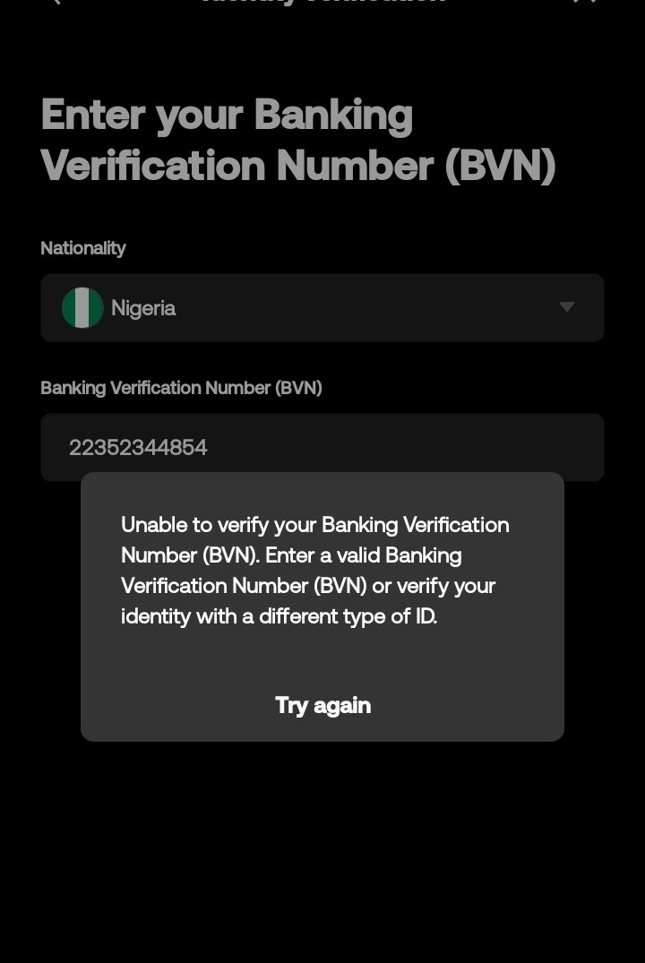 DEVILLAGEChild's tweet photo. Please I'm finding difficult to verified my account for days now 😔 
@wallet https://t.co/UBrBpas5nQ