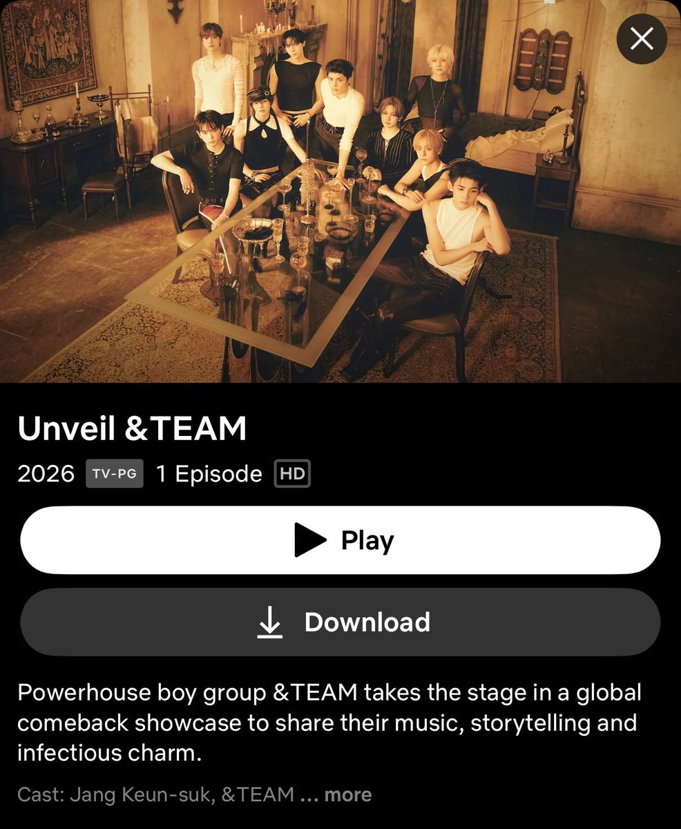 cherry123095's tweet photo. 🇺🇸Netflix でMark on Me 🇰🇷showcaseが観れるようなりました！
もちろん字幕付き。
嬉しい！
#andTEAM https://t.co/vHIkVTptD1
