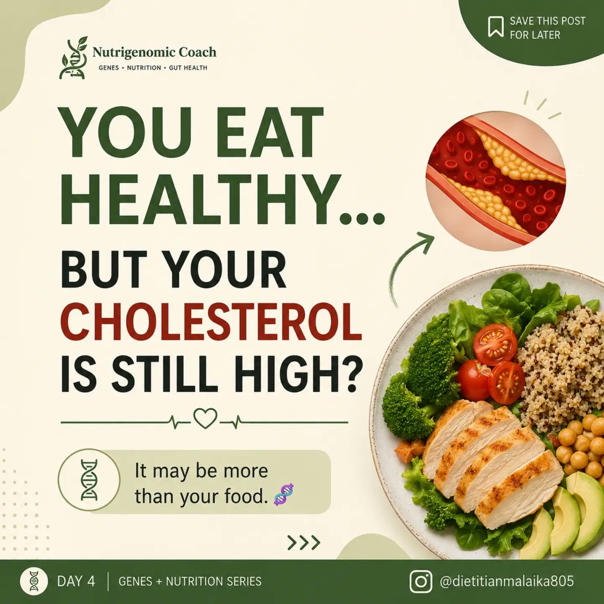 DiamondHaeowu's tweet photo. You eat healthy, but your cholesterol is still high? High cholesterol isn’t always about diet. Familial hypercholesterolemia is inherited and can cause very high LDL. Know your family history and consult a healthcare professional. https://t.co/LIjUYAq9Zk