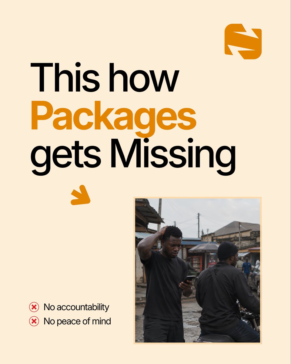 swiftxend's tweet photo. Send your package with an OTP code 🔐📦 every time! 
Avoid stories and keep your deliveries secure with the Swiftxend Mobile App.🧡🚀 https://t.co/KIapJ66ipH