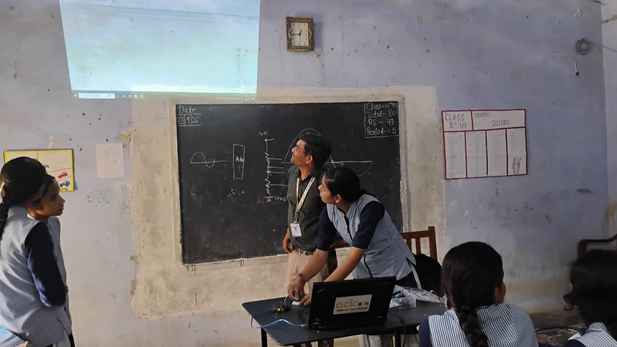 AcicMiet's tweet photo. Workshop/Seminar 23/09/2026 : One day workshop on Embedded System Circuits using arduino to the students of Shrimati Shushila Devi Vanasthali Balika Inter College, Meerut (U.P.)
#acicmiet #atlinnovation #MIET
@AIMtoInnovate  @NITIAayog https://t.co/SIR3q6L6EV