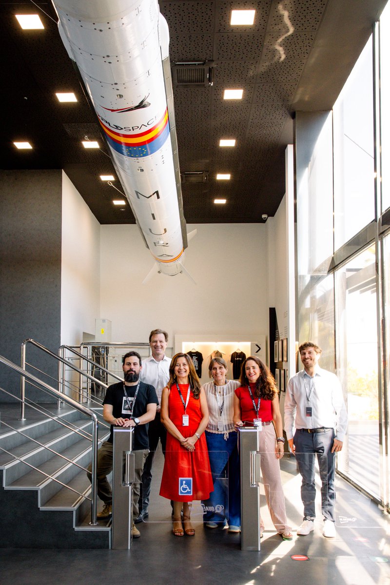 PLD_Space's tweet photo. First working session with the European Space Agency team at our HQ ✅

Our kick-off meeting marks the start of the execution of our European Launcher Challenge (ELC) project. Plus, a new mission patch has joined the team 🚀

#EuropeanLauncherChallenge @esa