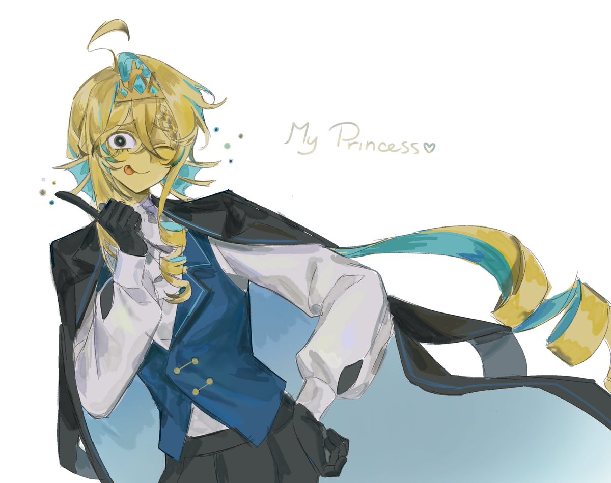 LUi_j2wa's tweet photo. #princezamfanart congrats ! my lady 😊😊💙 https://t.co/QvHLyNHMRN