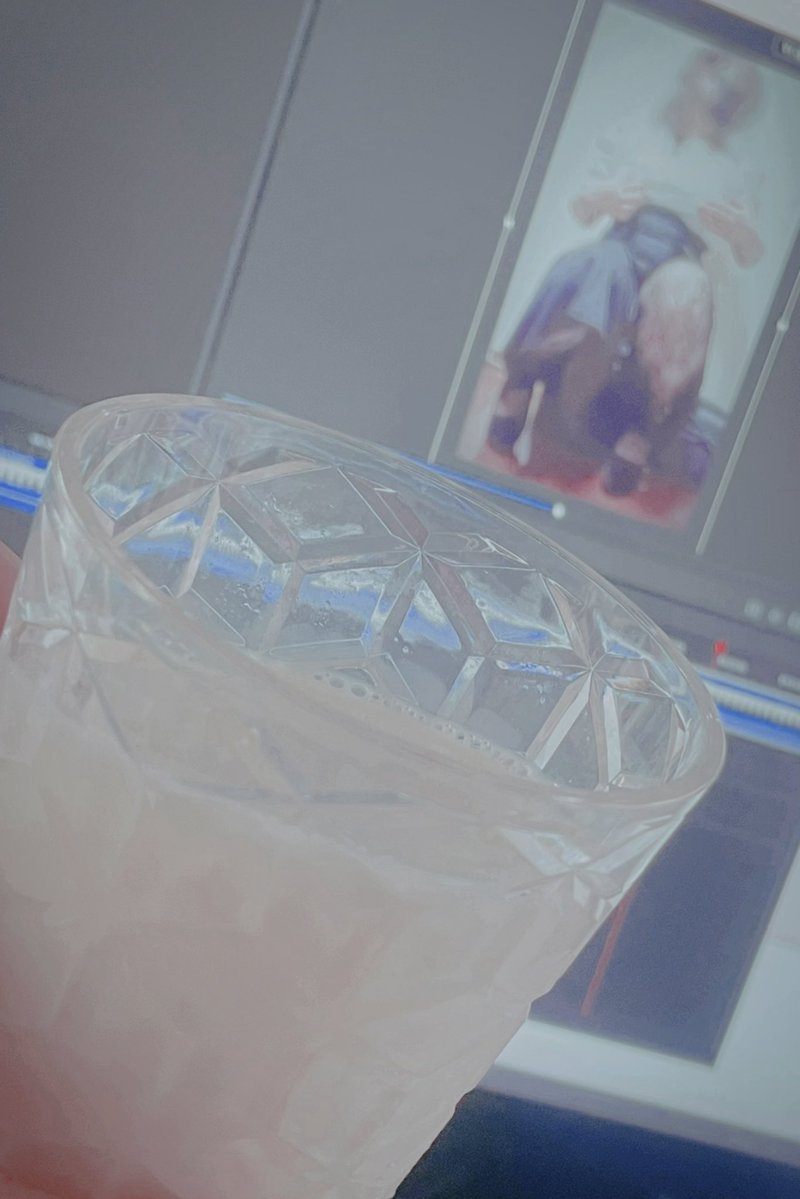 datenshimomo's tweet photo. カルピス牛乳で一息ついた〜🥛
濃いめが好きなんだよね🥰

 #カルピス https://t.co/9IwSARV894
