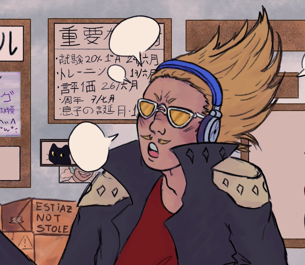 estiaz_CAT's tweet photo. Erasermic at work 🦐 #erasermic #bnha #fanart https://t.co/wJJJJpwtAW