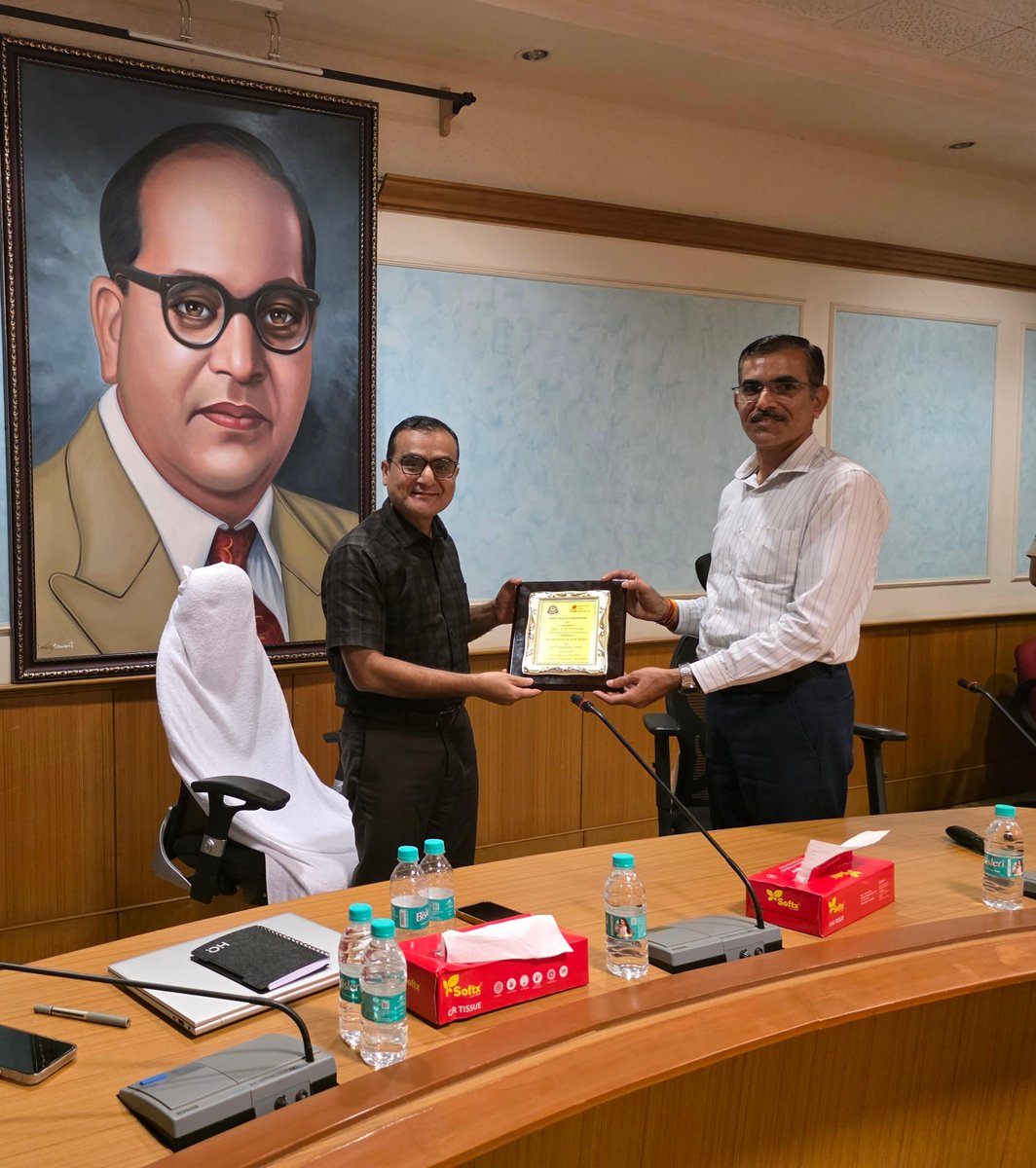cgstaudit1mum's tweet photo. CGST Audit-I, Mumbai organised a 'Soft Skills Workshop' on 23.09.2026, featuring an insightful session by Shri J. D. Charan, Superintendent of Customs.The session centred on Public Service Excellence and Effective Communication, reinforcing the role of strong interpersonal skills https://t.co/NeXaSycPVi