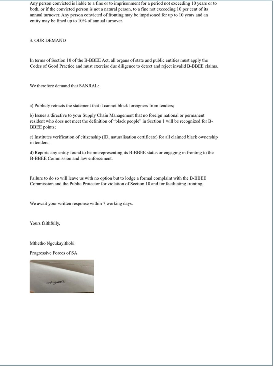 kgosigadiBee's tweet photo. Its unfortunate we are led by people who do nothing understand the laws and have a hand in making decisions that affects our lives .. 

To @SANRAL_za we hope you got our letter 
Cc @GovernmentZA 
@Bbbeecommission https://t.co/QA1rFy4If6