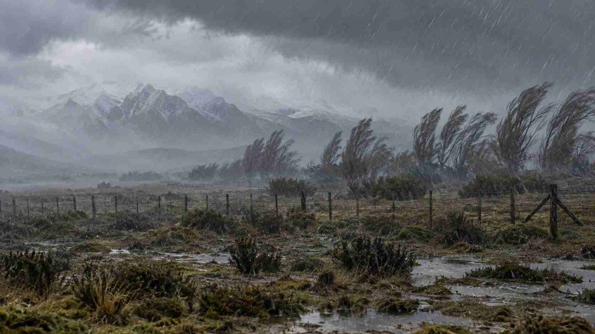 RuralNetOficial's tweet photo. #Clima #alertasmeteorológicas #Chubut #lluviasintensas #Mendoza El temporal se intensifica en seis provincias: lluvias de hasta 80 mm y ráfagas de más de 110 km/h https://t.co/1RqaeRmiyB https://t.co/mDbgO1BIje
