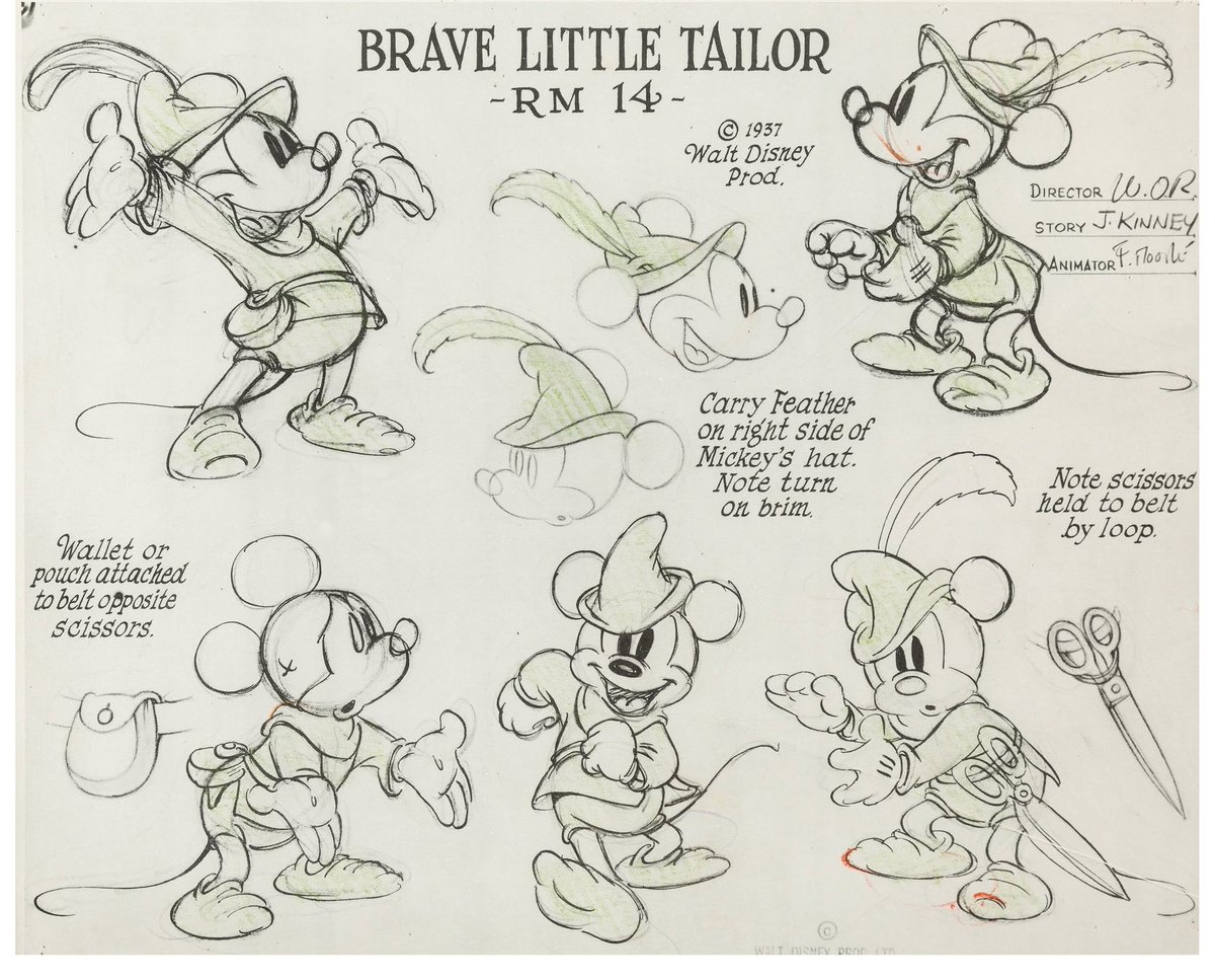 ChudTsankov's tweet photo. 🔥 On this day, September 23, 1938, Disney’s classic Mickey Mouse short Brave Little Tailor premiered.
One of the great early Mickey cartoons and a personal favorite of mine since childhood. ❤️ 🐭
#MickeyMouse #BraveLittleTailor #WaltDisney #Animation #Cartoons #AnimationHistory #OnThisDay