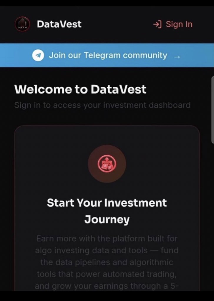guardzenith's tweet photo. #Datavest may involve high-risk financial operations with concerns relating to withdrawal restrictions, unclear investment conditions, and limited transparency, which can expose users to financial loss. If affected, seek support promptly via DM. #CryptoScam #Scam #CryptoRecovery https://t.co/DPhjvF9OdF