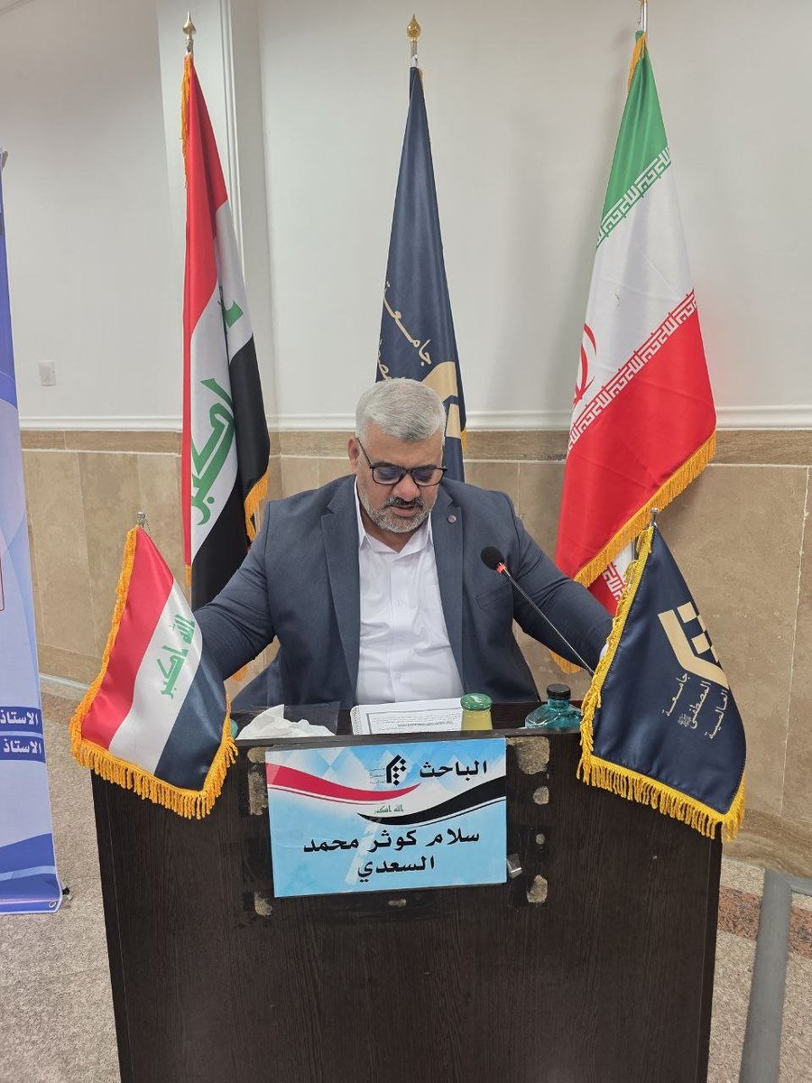Hashd43's tweet photo. معاون آمر لواء ٤٣ تشكيل سبع الدجيل يحصل على شهادة الماجستير بتقدير "امتياز" عن رسالته الموسومة(هداية الآراءة في القرآن الكريم – دراسة تفسيرية) نسأل الله أن ينفع به وبعلمه، وأن تكون هذه الخطوة فاتحة خير لنيل درجة الدكتوراه، ومزيداً من التوفيق والرفعة في خدمة الدين والوطن. https://t.co/z2inB0O2Lw