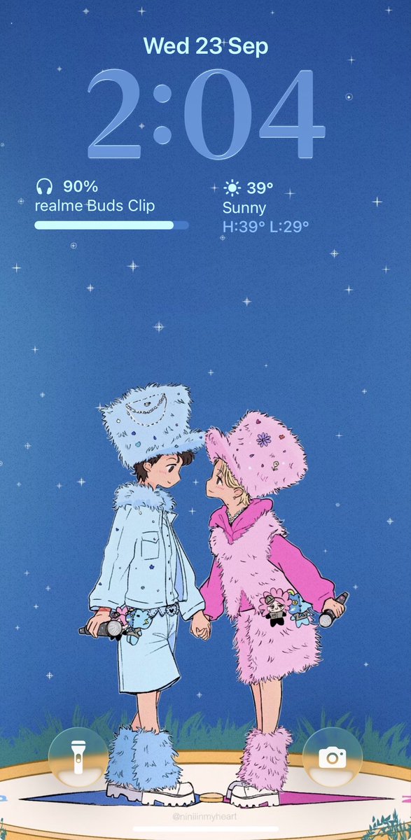 niniiinmyheart's tweet photo. Wallpaper for who requested it 🩵🩷 https://t.co/iknV5mSRHW