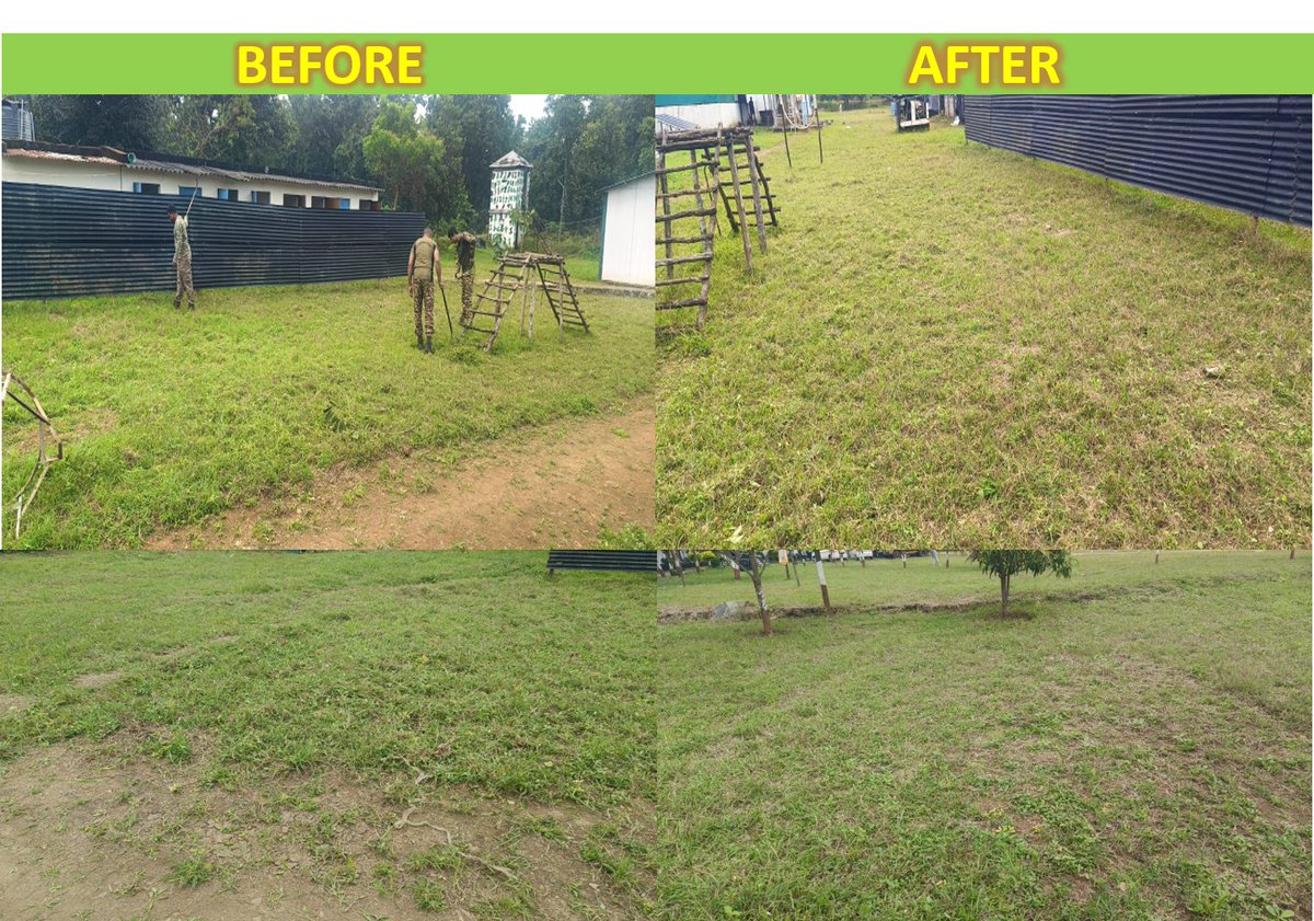 DIGOPSBJPR's tweet photo. On 23 Sep, under special campaign 6.0 a cleanliness drive was conducted @DIGOPSBJPR  Officers and personnel actively participated, reaffirming their commitment to @swachhbharat hygiene &amp; a cleaner environment.@crpfindia @HMOIndia @PIBHomeAffairs @PMOIndia @DARPG_GoI https://t.co/EbULw0znyf
